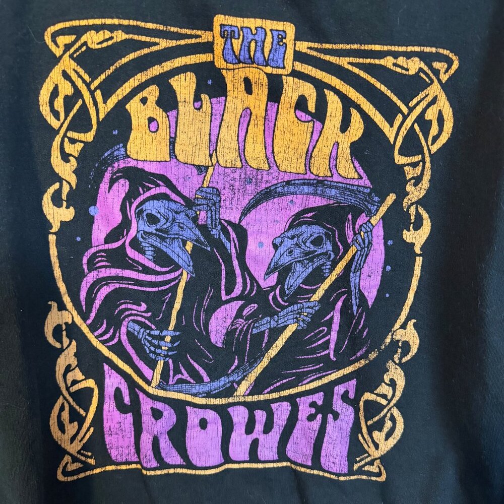 Black Crowes Sweatshirt L Unisex Graphic Band Rock Pullover Vintage Style - Picture 3 of 6